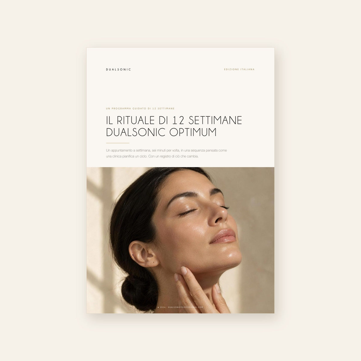 Copertina del Rituale di 12 Settimane Dualsonic Optimum, edizione italiana